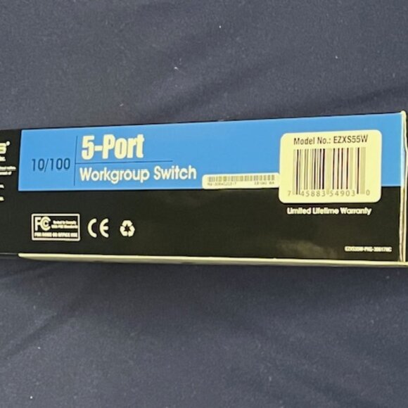 Linksys EtherFast (EZXS55W) 5-Ports External Workgroup Switch NEW - Picture 5 of 10